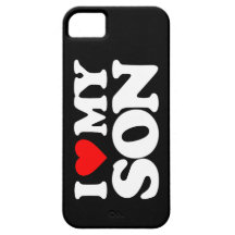 I LOVE MY SON iPhone 5 CASES