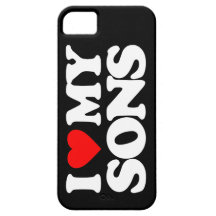 I LOVE MY SONS iPhone 5 CASE