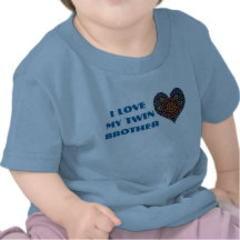 I Love My Twin Brother, toddler shirt