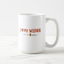 I Love My Wiener 2 Mugs