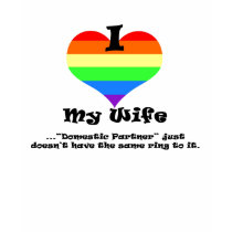 I Love My Wife Tee Shirt