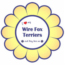 I Love My Wire Fox Terriers (Multiple Dogs) Photo Cut Out