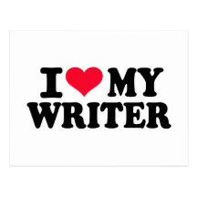 I love my Writer Post Cards