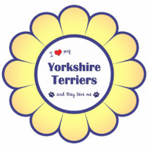 I Love My Yorkshire Terriers (Multiple Dogs) Photo Sculptures