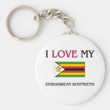 I Love My Zimbabwean Boyfriend Key Chains