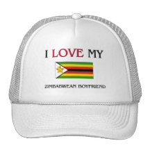 I Love My Zimbabwean Boyfriend Mesh Hats