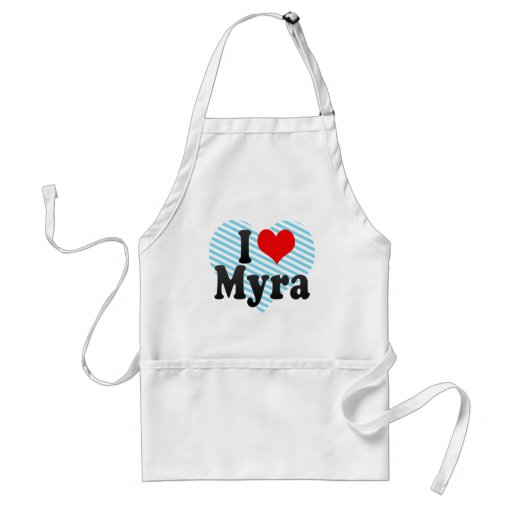 I love Myra Aprons