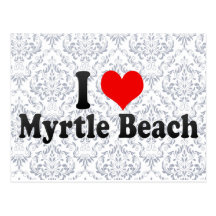 I Love Myrtle Beach, United States Post Cards