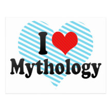 I Love Mythology Post Card