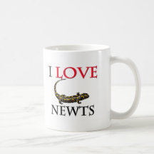 I Love Newts Mug