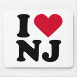 I LOVE NJ MOUSEPADS