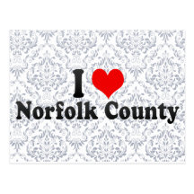 I Love Norfolk County, Canada Post Card