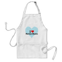 I Love Norton Shores, United States Aprons