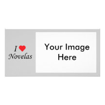 I Love Novelas Personalized Photo Card