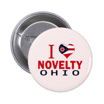 I love Novelty, Ohio Button