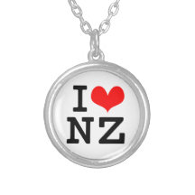 I Love NZ Custom Necklace