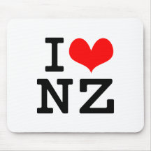 I Love NZ Mousepads