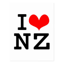 I Love NZ Post Card