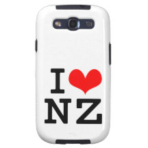 I Love NZ Samsung Galaxy SIII Covers