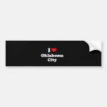 I LOVE OKLAHOMA CITY BUMPER STICKER