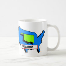 I Love Oklahoma Coffee Mugs