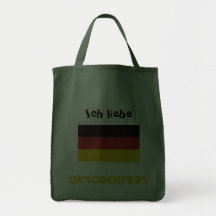 I Love Oktoberfest Bags