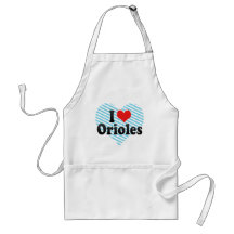 I Love Orioles Apron