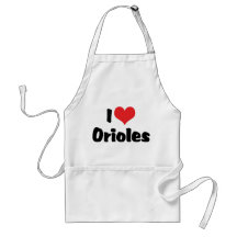 I Love Orioles Aprons