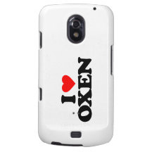 I LOVE OXEN GALAXY NEXUS CASES
