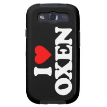 I LOVE OXEN SAMSUNG GALAXY S3 COVER