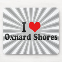I Love Oxnard Shores, United States Mousemat