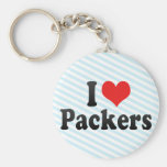 I Love Packers Keychain