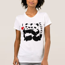 I Love Pandas Tees