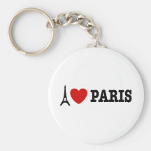 I Love Paris Keychain