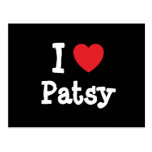 I love Patsy heart T-Shirt Post Card