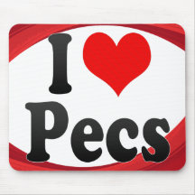 I Love Pecs, Hungary Mousepad