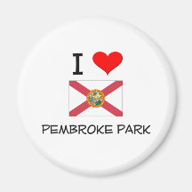 I Love PEMBROKE PARK Florida Refrigerator Magnets