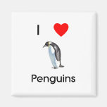 I love penguins Magnet