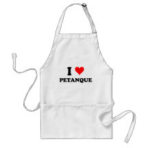 I Love Petanque Aprons