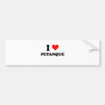 I Love Petanque Bumper Stickers