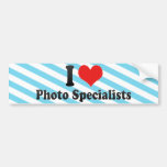 I Love Photo Specialists Bumper Sticker