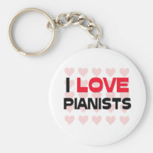 I LOVE PIANISTS KEY CHAIN
