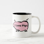 I Love Pigs Mugs