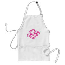I Love Pink Aprons
