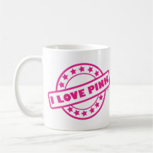 I Love Pink Mugs