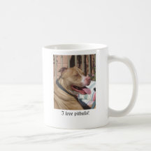 I love pitbulls! mugs