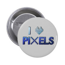 I Love Pixels Button