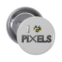 I Love Pixels Button