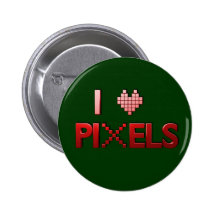 I Love Pixels Button