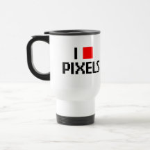 I Love Pixels Coffee Mug